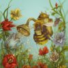 Poster Steampunk Bee A2 - Pollomat 2000 by MelancholicMonsters steampunk buy now online