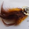 Steampunk brooch - vintage brooch - feathered brooch - steampunk jewelry - steampunk jewellery - womens steampunk - brooches by SteamRetro steampunk buy now online