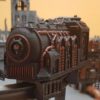 STL - Gothic Train Engine for 28mm Wargame Monorail by WatcorpDesigns steampunk buy now online