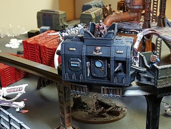 STL - Modurail Guard Van with Weapon Options by WatcorpDesigns steampunk buy now online