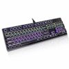 Mechanical Gaming Keyboard, GEEKLIN Steampunk Retro Mechanical Keyboard, Wired RGB Multimedia Gaming Keyboard, 104 Key Games Keyboard with Colorful LED Backlit steampunk buy now online