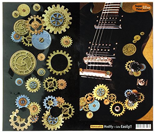 Inlaystickers Guitars & Bass - Steampunk Gears (Body & Knobs Set) B-187ST-SET steampunk buy now online