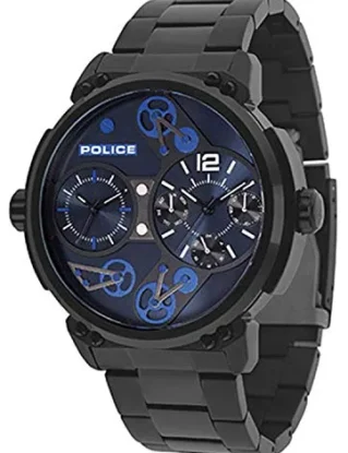 Police Watches Steampunk Mens Analogue Quartz Watch with Stainless Steel Bracelet PL.14693JSB-03M steampunk buy now online