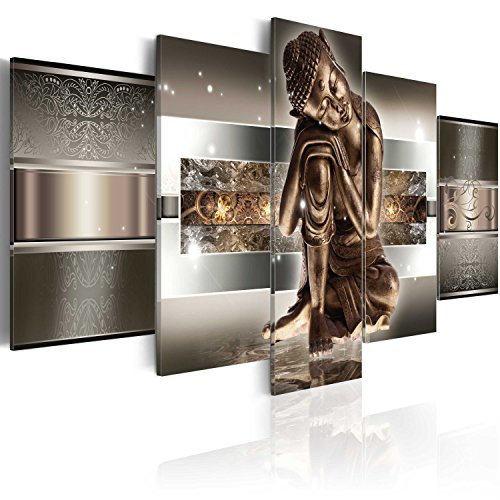 murando Canvas Wall Art 200x100 cm/ 78.8"x 39.4" Non-Woven Canvas Prints Image Framed Artwork Painting Picture Photo Home Decoration 5 Pieces Buddha 020113-289 steampunk buy now online