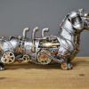 Steampunk Sausage Dog Miniature Dachshund Figure H: 18cm W: 31cm D: 9cm DI: 6582 steampunk buy now online