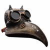 Eighty Plague Doctor Mask- Gold Bird Beak Steampunk Gas Costume-Long Nose Bird Beak Steampunk Halloween Costume Props Mask-Plague Doctor Bird Mask steampunk buy now online