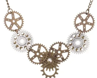 knowing Steampunk Rock Gears Pendant,Exquisite Gear Steampunk Pendant Necklace Long Chain,Gear Steampunk Pendant Necklace,Copper steampunk buy now online