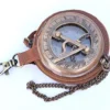 NEOVIVID Brass Sundial Compass With Leather Case And Chain - Push Open Compass - Steampunk Accessory - Antiquated Finish - Sundial Clock - Beautiful Handmade Gift (Brass and Leather) steampunk buy now online NEOVIVID Brass Sundial Compass With Leather Case And Chain - Push Open Compass - Steampunk Accessory - Antiquated Finish - Sundial Clock - Beautiful Handmade Gift (Brass and Leather) steampunk buy now online