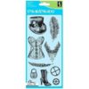 INKADINKADO 4IN X 8IN CLEAR STAMP SET COSPLAY STEAMPUNK | SET OF 10 steampunk buy now online
