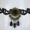 Dote Vintage Black Victorian Beads Gothic Choker Tear Drop Necklace Lace Pendant Adjustable Steampunk Lolita Jewellery Wedding Party by DOTEVINTAGEGB steampunk buy now online Dote Vintage Black Victorian Beads Gothic Choker Tear Drop Necklace Lace Pendant Adjustable Steampunk Lolita Jewellery Wedding Party by DOTEVINTAGEGB steampunk buy now online