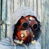 Full Face Leather Mask, Biker Mask, Dieselpunk Mask, Wind Protection Mask, MadMax Mask, Postapocalyptic Mask, Leather Mask, BDSM, moto mask by AdrianFodeaLeather steampunk buy now online