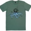 Octopus, cool design,gift,men, sealife,ocean,diving,9 brains, love,free shipping, Original ,arty Tee shirt, mens Tee shirt,best cotton,Occy! by KEYSTONEPRINTSTUDIO steampunk buy now online