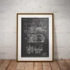 Steam Locomotive Patent Print, Locomotive 1924 Blueprint, Vintage Railway Poster, Train Enthusiast Wall Art, Man Cave Decor, Rail Transport by InkedPatentPrints steampunk buy now online