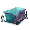 Steampunk Face Mask Cover Washable Octopus Purple Breathable Reusable by YeOldCuriosityShopUk steampunk buy now online