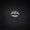 Sterling Silver Dark Gothic Skull Engagement Ring, Skull engagement ring, Skeleton Ring, Dainty Skull ring by ScandiEtnica steampunk buy now online