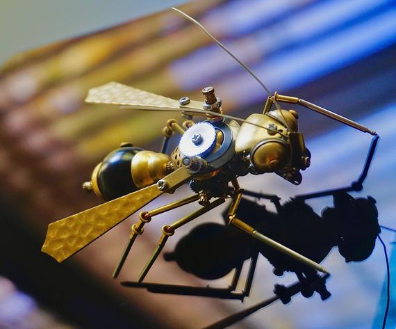 WASP - Steampunk/ Iron Bug/ Metal Insect ver. 2 by IronPlanet steampunk buy now online