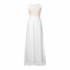 YUANCHENG Women's V Neck Sleeveless Dresses Pattern Dress Party Prom Evening Ankle-Length,WH,XL steampunk buy now online