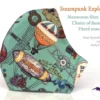 3ply UK Seamstress Face Mask - 100% Cotton, reusable & washable, adjustable fitted nose wire, nonwoven filter layer. Steampunk Explorer by PurpleHareDesigns steampunk buy now online 3ply UK Seamstress Face Mask - 100% Cotton, reusable & washable, adjustable fitted nose wire, nonwoven filter layer. Steampunk Explorer by PurpleHareDesigns steampunk buy now online
