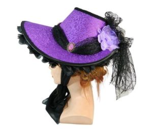 Bonnet Hood Ladies Hat Headpiece Fascinator Summerhat Baroque Rococo Civil War Western Saloon Jane Austen Regency Victorian Steampunk Gothic by Nashimiron steampunk buy now online