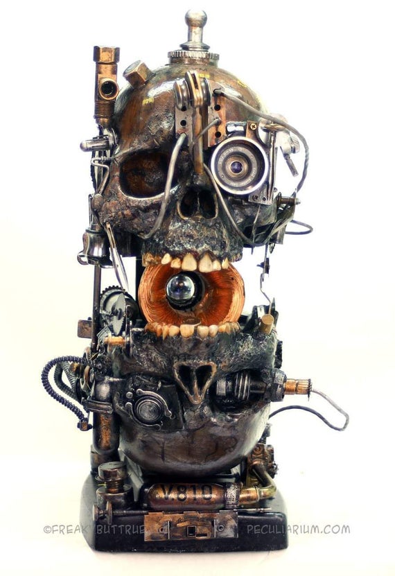 Experiment V.810 Sherry and Terri sculpture by Mike Wellins by Peculiariumpdx steampunk buy now online