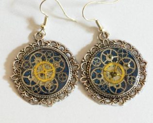 Steampunk Earrings by SteamPunkDesignUK steampunk buy now online
