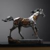 Steampunk Silver Horse Sculpture |Mechanical Horse Figurine | Horse Statue by LoveHandmadeRS steampunk buy now online
