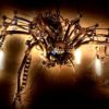 Steampunk spider lamp, Edison spider, Lamp in sculptures, Pendant Light, Home decor, Industrial lighting, Steampunk lighting, Bar decor by AliveSteel steampunk buy now online