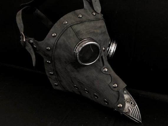 White Plague Doctor Mask, Steampunk Mask - Steampunk, Renaissance Festivals, Raven Mask, Halloween Costumes, Cosplay masks, bird masks by HigginsCreek steampunk buy now online