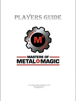Masters of Metal & Magic - Players Guide steampunk buy now online