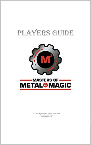 Masters of Metal & Magic - Players Guide steampunk buy now online