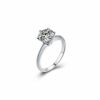 Aartoil Women Wedding Engagement Ring 18k White Gold 6-Prong Moissanite 1ct Size I 1/2 steampunk buy now online