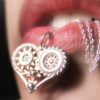 Mini Mechanical Steampunk Heart Pendant by JOYCOMPLEX steampunk buy now online