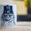Steam Punk Inspired Cat Mug - Victorian Steampunk - Steam Punk Style - Free Personalisation - Custom Mug - Coffee Cup - Gift - Secret Santa by KitschRepublic steampunk buy now online