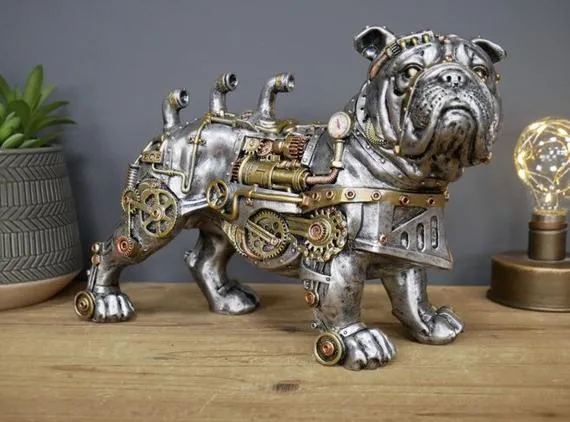 Steampunk Bulldog by CarmenByJames steampunk buy now online Steampunk Bulldog by CarmenByJames steampunk buy now online