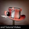 Top Hat PATTERN - DIY Hat - Pdf Download - Steampunk Hat - Video Tutorial by DieselpunkRo steampunk buy now online