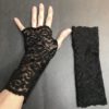 TRIXY XCHANGE - Womens Goth Gift Sexy Lace Gloves Wrist Length Arm Covers Gothic Arm Warmers Floral Arm Socks Womens Steampunk Costume Cuffs by TrixyXchangeDotCom steampunk buy now online