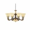 XYJGWDD American Retro Full Copper Chandeliers, Atmospheric Living Room Bedroom Lamps, Golden Chandelier in Duplex Villa E27 steampunk buy now online