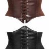 2 Pieces Steampunk Corset Belt Retro Width Corset Belt Tied Elastic Waist Belt steampunk buy now online