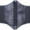HOEREV® Elastic Wide Band Elastic Tied Waspie Corset Waist Belt steampunk buy now online