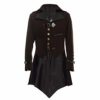 BLESSUME Gothic Victorian Tailcoat Steampunk VTG Coat Jacket Halloween Cosplay Costume (M, Brown) steampunk buy now online