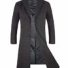 APTRO Mens Coats Thick Wool Coats Winter Jacket Long Elegant Outwear Slim Fit Trench Coat 1817 Grey M steampunk buy now online