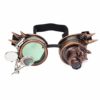 DODOING Victorian Style Spiked Steampunk Goggles Double Ocular Loupe Welding Punk Gothic Glasses steampunk buy now online