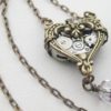 La Petite Heart ... Steampunk Victorian Heart Petite Necklace by JewelsByNature steampunk buy now online