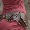 Leather Utility Belt | Festival Pocket Belt | High Quality Hip Belt | OFFRANDES by offrandes steampunk buy now online