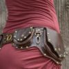 Leather Utility Belt | Festival Pocket Belt | High Quality Hip Belt | OFFRANDES by offrandes steampunk buy now online