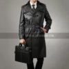 Men Handmade Genuine Black Leather Trench Coat - Classic Leather Duster Coat-Cow Leather Steampunk Coat - Hand Crafted Real Leather Coat by RoyalLeatherLTD steampunk buy now online