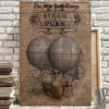 Steampunk Canvas Pictures Vintage Grunge Hot Air Balloon Industrial Fantasy Box Canvases Steampunk Pictures #8 by LeArtPrint steampunk buy now online