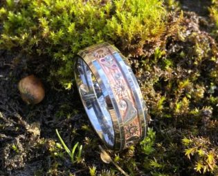 The Steampunk Engine Ring (All Metal Watch Parts) by Dominglowrings steampunk buy now online
