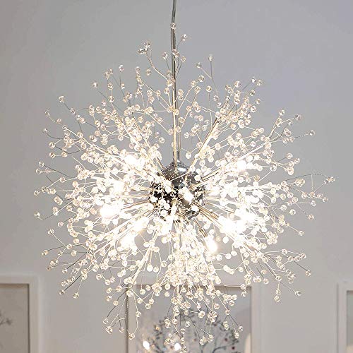 JNWEIYU POST Chandelier, LED Light Stainless Steel Crystal Pendant Lighting Fixture, Lighting, Crystal Chandelier Lighting Ceiling Chandelier, 23.5 Inches In Diameter steampunk buy now online