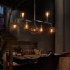 C-LT Pendant Lamp Vintage Industrial Pendant Ceiling Lamp Steampunk Retro Loft Creative Metal Water Pipe Chandelier Lamp Living Room Bedroom Bar Restaurant Decoration Li steampunk buy now online